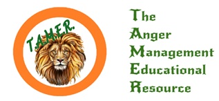 The Anger Management Educational Resource — TAMER lion logo.